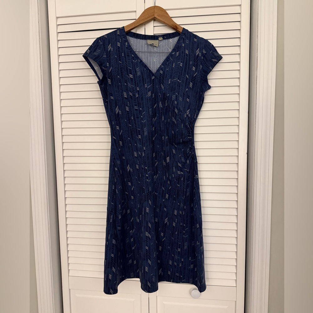 Athleta Navy Midi Dress